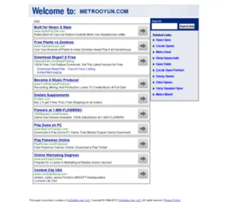 Metrooyun.com(Metrooyun) Screenshot