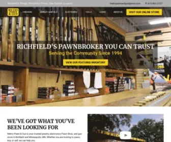 Metropawnandgun.com(Metro Pawn and Gun) Screenshot