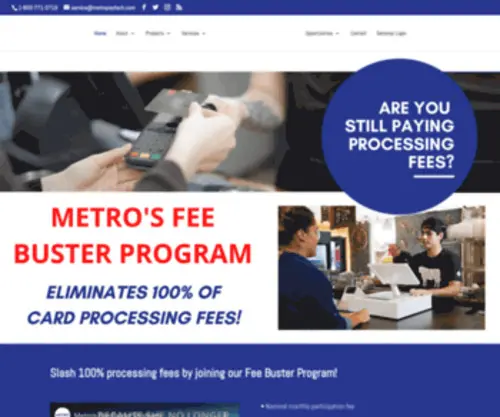 Metropaytech.com(Metro Payment Technologies) Screenshot