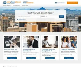 MetrophoenixJobs.com(Search Jobs) Screenshot