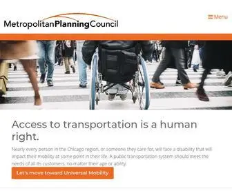 Metroplanning.org(Metropolitan Planning Council) Screenshot