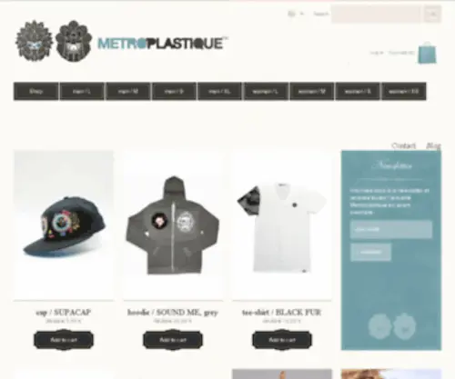 Metroplastique.com(Metroplastique) Screenshot