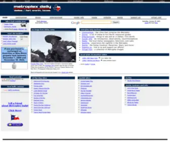 MetroplexDaily.com(The Dallas / Fort Worth guide and directory) Screenshot