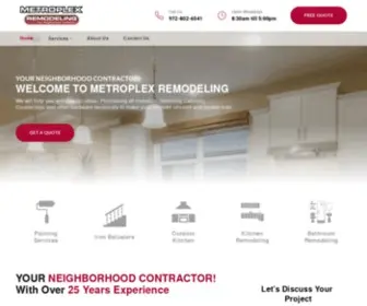 Metroplexremodeling.com(Metroplax Remodeling Services) Screenshot