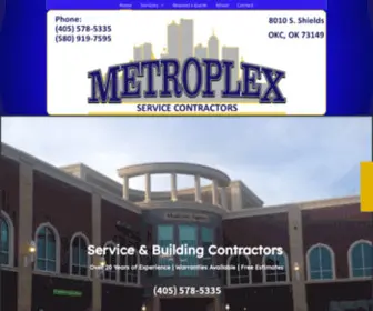 Metroplexservicecontractors.com(Metroplex Service Contractors) Screenshot