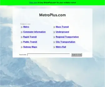 Metroplus.com(The Leading Directories Site on the Net) Screenshot
