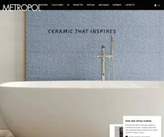 Metropol-Ceramica.com(Diseño interiores) Screenshot