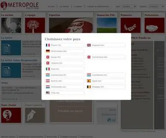 Metropolegestion.com(METROPOLE Gestion) Screenshot
