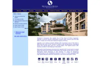 Metropolekampala.com(Metropole Hotel) Screenshot