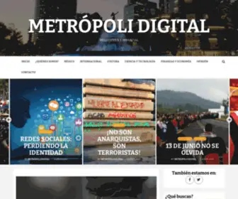 Metropolidigital.com.mx(Metrópoli Digital) Screenshot