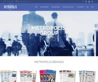 Metropolis.co.uk(We are consumer & business media publishing company. Metropolis Group) Screenshot