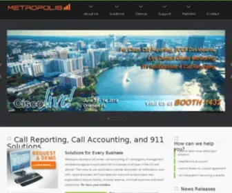 Metropolis.com(Unified Communication Analytics & Call Tracking) Screenshot