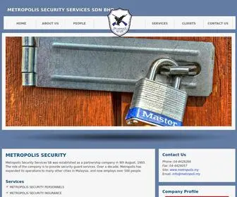 Metropolis.my(Metropolis Security Services Sdn Bhd) Screenshot