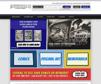 Metropoliscomics.com(Comicconnect) Screenshot