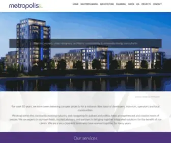 Metropolispd.com(Planning Experts) Screenshot