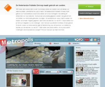 Metropolistv.nl(Metropolis TV) Screenshot