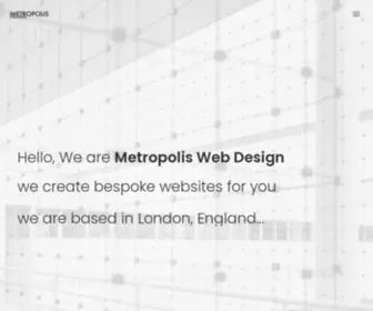 Metropoliswebdesign.co.uk(Metropolis Web Design) Screenshot