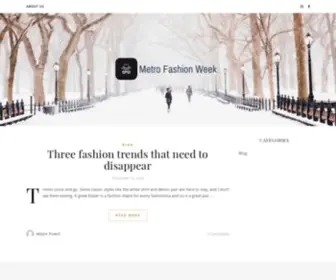 Metropolitanfashionweek.net(Metro Fashion Week) Screenshot