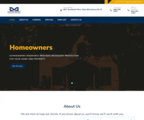 Metropolitaninsuranceservices.com(Metropolitan Insurance Services) Screenshot