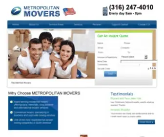 Metropolitanmovers.us(Metropolitan Movers) Screenshot