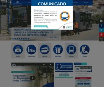 Metropolitano.com.pe(El Metropolitano es el primer Corredor Segregado de Alta Capacidad) Screenshot
