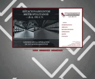 Metropolitanos.com.mx(Estacionamiento Metropolitanos) Screenshot