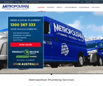 Metropolitanplumbing.com.au(Metropolitan Plumbing) Screenshot