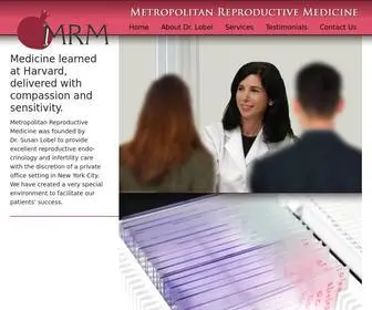 Metropolitanrm.com(Metropolitan Reproductive Medicine) Screenshot