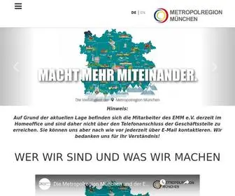 Metropolregion-Muenchen.eu(München) Screenshot