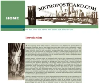 Metropostcard.com(Postcard) Screenshot