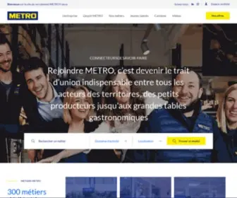 Metrorecrut.fr(METRO Recrutement) Screenshot