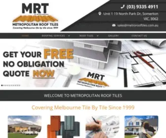 Metrorooftiles.com.au(Roof Tiles) Screenshot