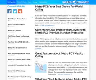 Metrorumors.com(Metro PCS Phones) Screenshot