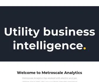Metroscaleanalytics.com(METROSCALE ANALYTICS) Screenshot