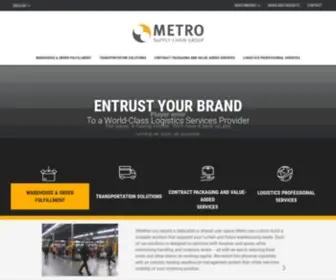 Metroscg.com(Logistics Services Provider) Screenshot
