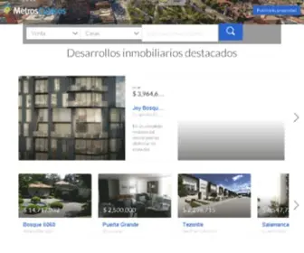 Metroscubicos.com.mx(Bienes raíces metroscubicos.com) Screenshot
