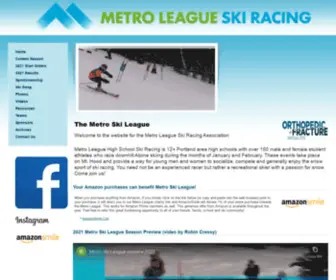 Metroskileague.org(Metro Ski Group in Portland Oregon) Screenshot