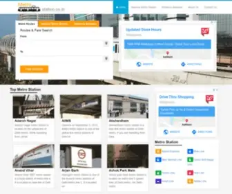 Metrostation.co.in(Metro Stations) Screenshot