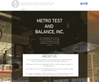 Metrotestbalance.net(Metro Test & Balance) Screenshot