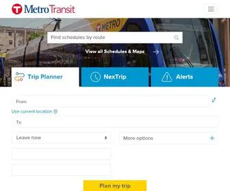 Metrotransit.org(Metro Transit) Screenshot