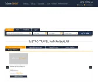 Metrotravel.com.tr(Metro Travel) Screenshot
