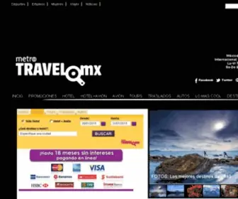 Metrotravel.mx(Bienvenido a) Screenshot