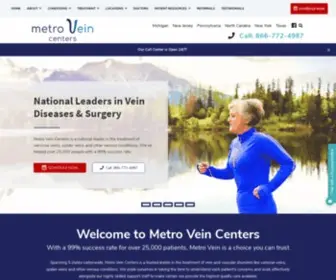 Metroveincenters.com(Metro Vein Centers) Screenshot