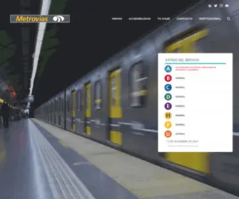 Metrovias.com.ar(Metrov) Screenshot