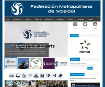Metrovoley.org.ar(Federacion Metropolitana de Voley) Screenshot
