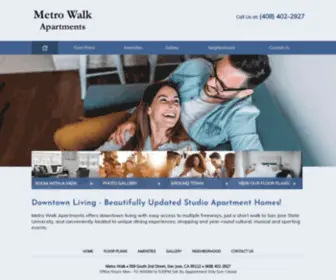 Metrowalksj.com(Apartments for Rent in San Jose) Screenshot