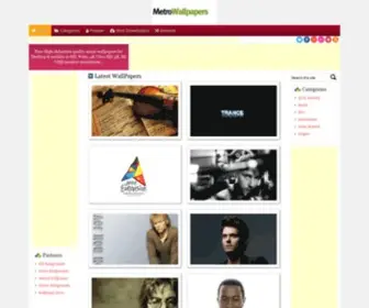 Metrowallpapers.com(Metro Wallpapers Great Music Wallpapers) Screenshot