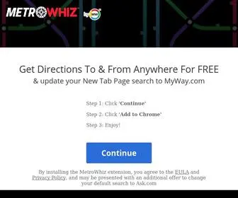 Metrowhiz.com(MetroWhiz) Screenshot