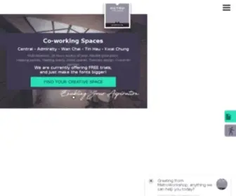 Metroworkshop.com.hk(Coworking Spaces and Hot desk in Hong Kong) Screenshot