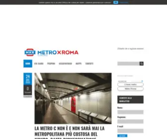 Metroxroma.it(Comitato Metro X Roma) Screenshot